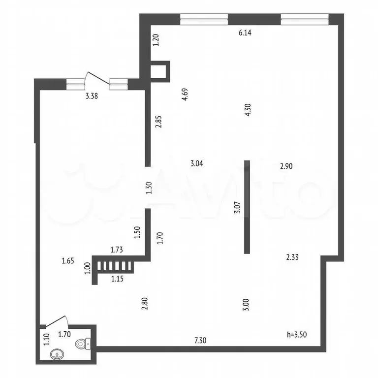Продам офисное помещение, 90.4 м - Фото 0