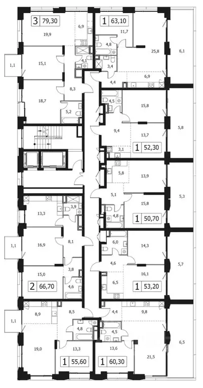 1-к кв. Москва наб. Покровская, 16 (50.7 м) - Фото 2