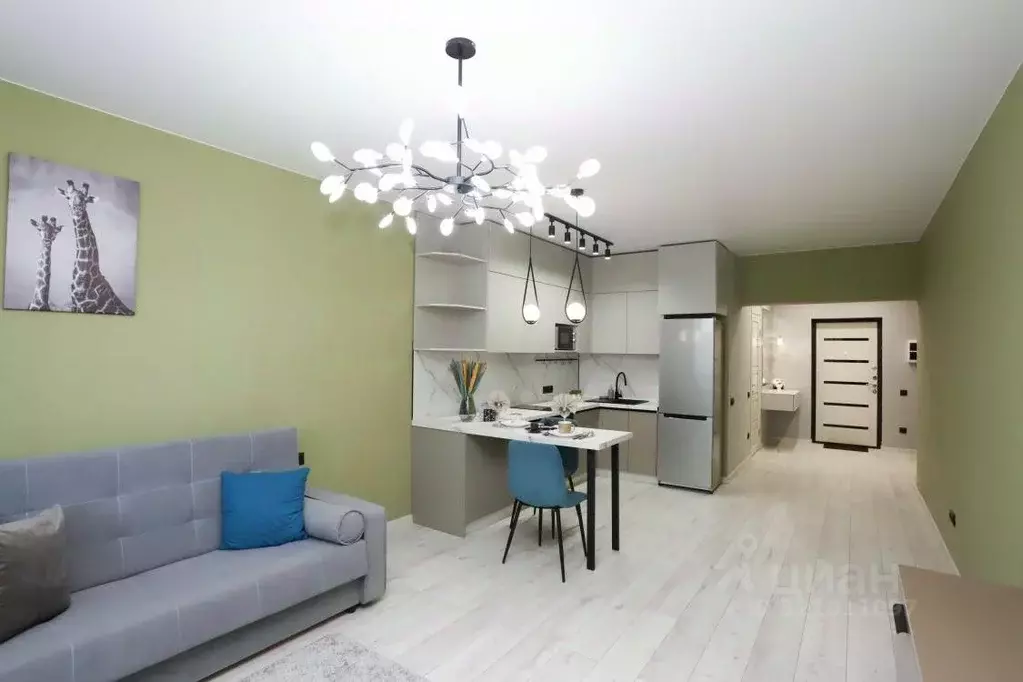 Студия Иркутская область, Иркутск ул. Якоби, 8 (36.2 м) - Фото 1