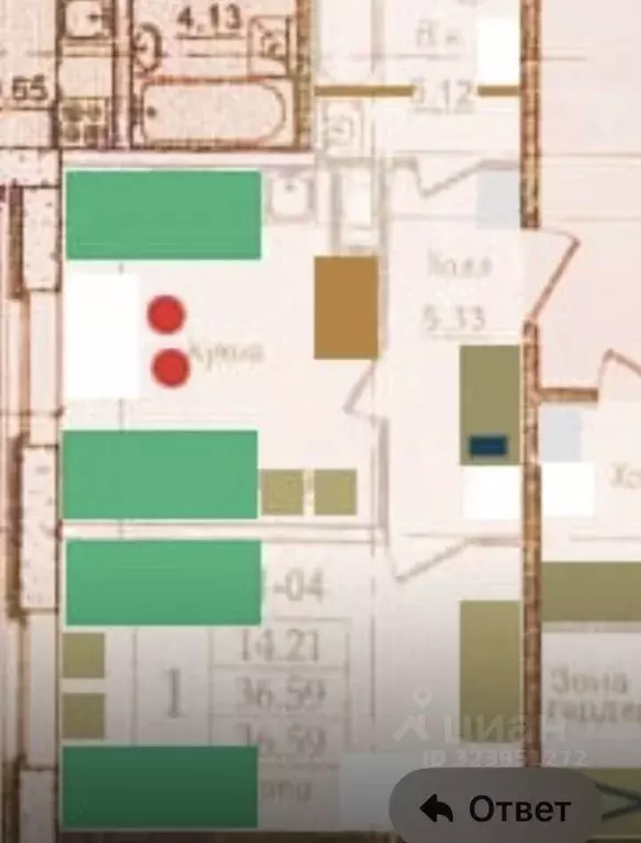 2-к кв. Санкт-Петербург пос. Песочный, Садовая ул., 85 (36.7 м) - Фото 1