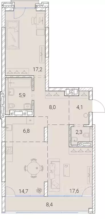 3-к кв. Новосибирская область, Новосибирск Овражная ул., 2А (85.0 м) - Фото 1