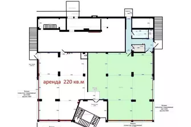 Помещение свободного назначения (220 м) - Фото 1