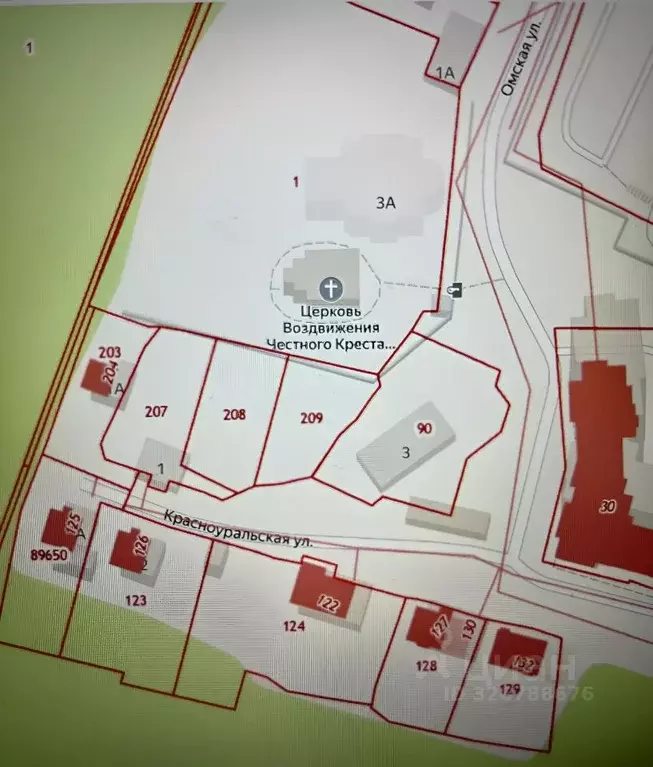 Участок в Пермский край, Пермь Красноуральская ул., 1 (17.6 сот.) - Фото 1