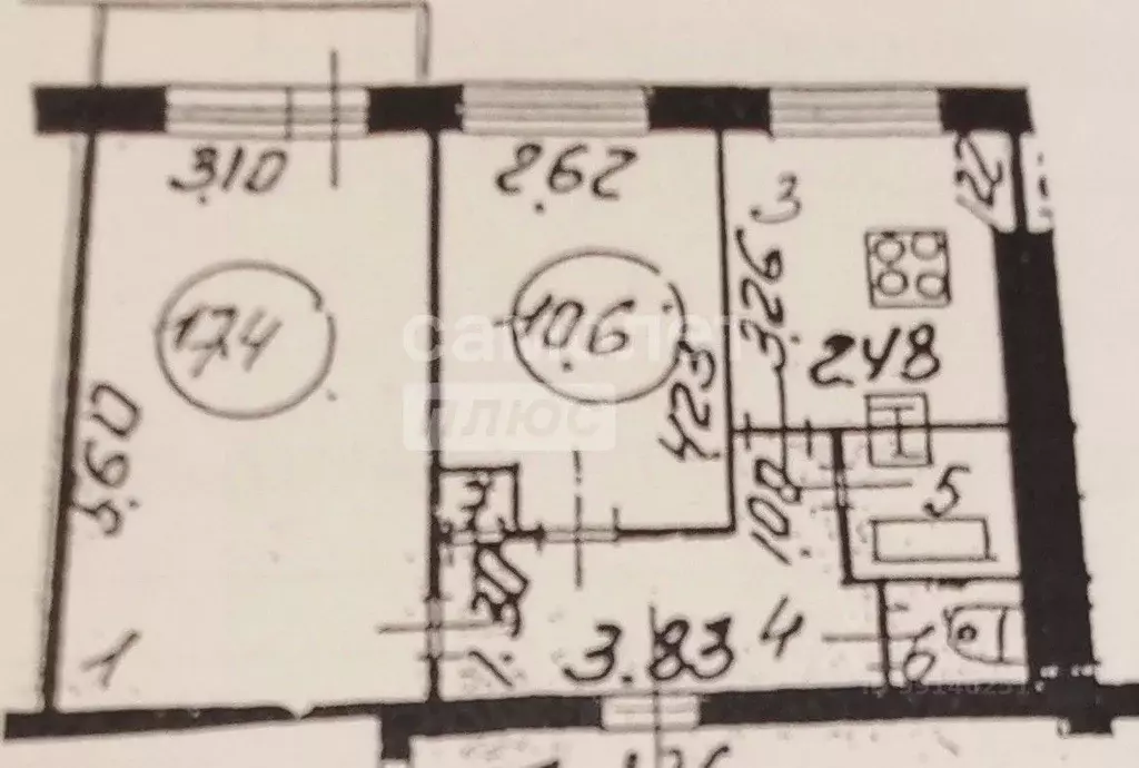 2-к кв. Санкт-Петербург Гражданский просп., 85 (45.4 м) - Фото 2