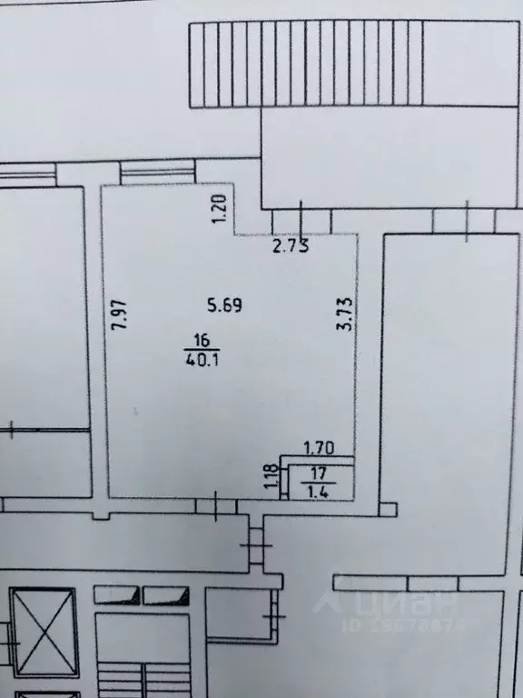 Помещение свободного назначения в Удмуртия, Ижевск Школьная ул., 8 (42 ... - Фото 1