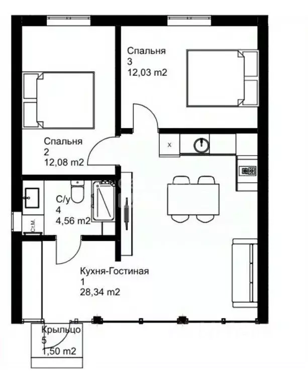 Дом в Липецкая область, Грязинский муниципальный округ, с. Ярлуково ... - Фото 2