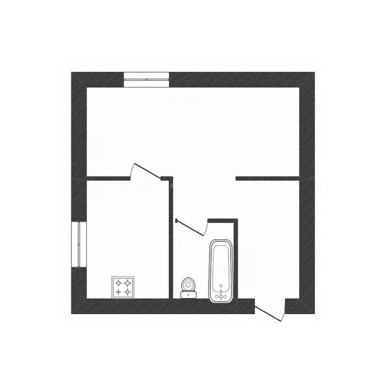 1-к кв. Ленинградская область, Волхов ул. Вали Голубевой, 7 (30.6 м) - Фото 2