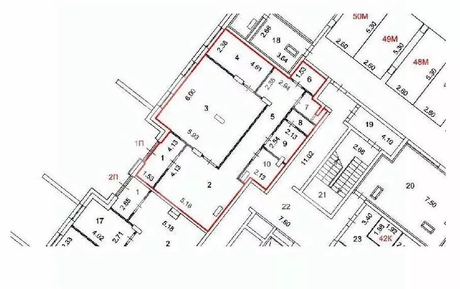 Помещение свободного назначения в Москва Краснобогатырская ул., 40 ... - Фото 2