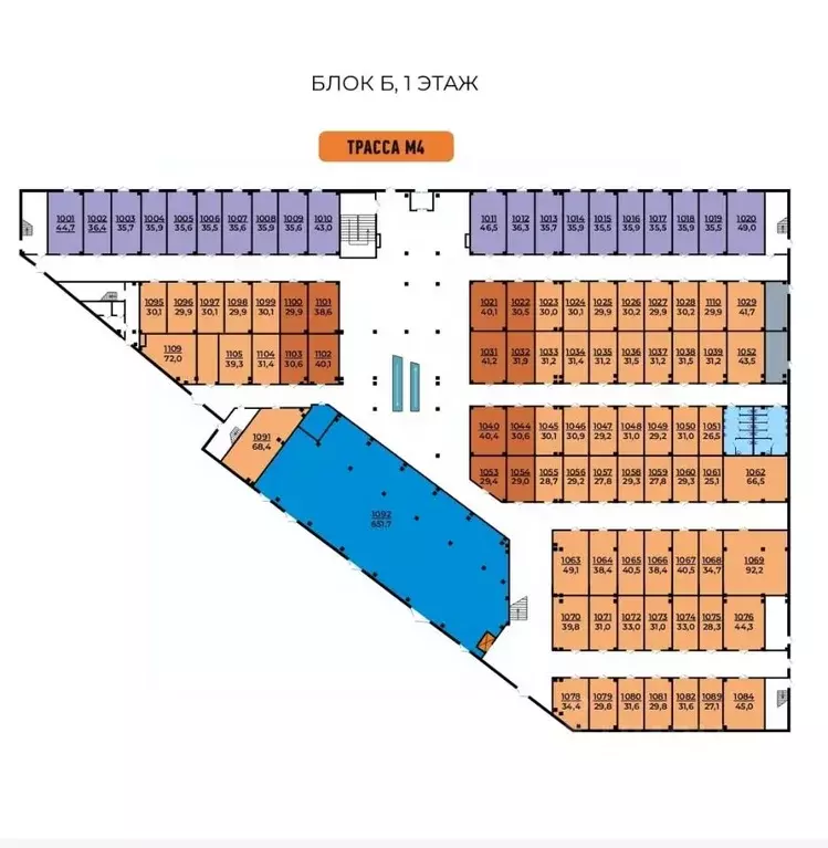 Торговая площадь в Ростовская область, Аксай просп. Аксайский, 54 (41 ... - Фото 2