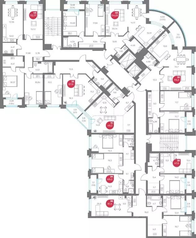 3-к кв. Пермский край, Пермь Советская ул., 16 (81.4 м) - Фото 2