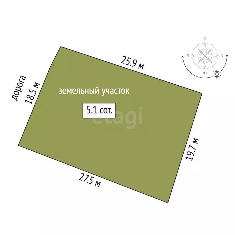 Дом в микрорайон Казарово, Казаровская улица (94 м) - Фото 1