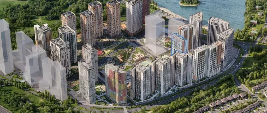 2-к кв. Московская область, Красногорск ул. Тенистых Аллей, 3к2 (55.9 ... - Фото 1