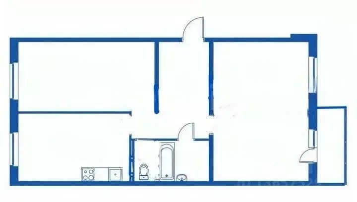 2-к кв. Иркутская область, Иркутск ул. Горького, 27 (57.0 м) - Фото 2