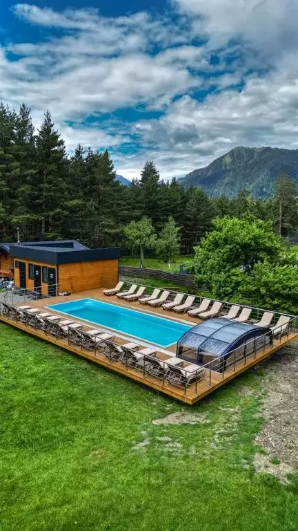 Дом в Карачаево-Черкесия, Зеленчукский район, с. Архыз ул. Лесная, 2Н ... - Фото 1