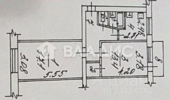2-к кв. Белгородская область, Белгород просп. Богдана Хмельницкого, ... - Фото 2