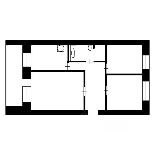 3-к кв. Вологодская область, Вологда ул. Ловенецкого, 20 (58.6 м) - Фото 2
