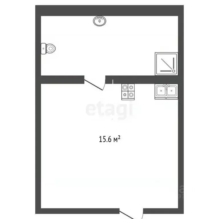 Студия Тюменская область, Тюмень Олимпийская ул., 22 (15.6 м) - Фото 1