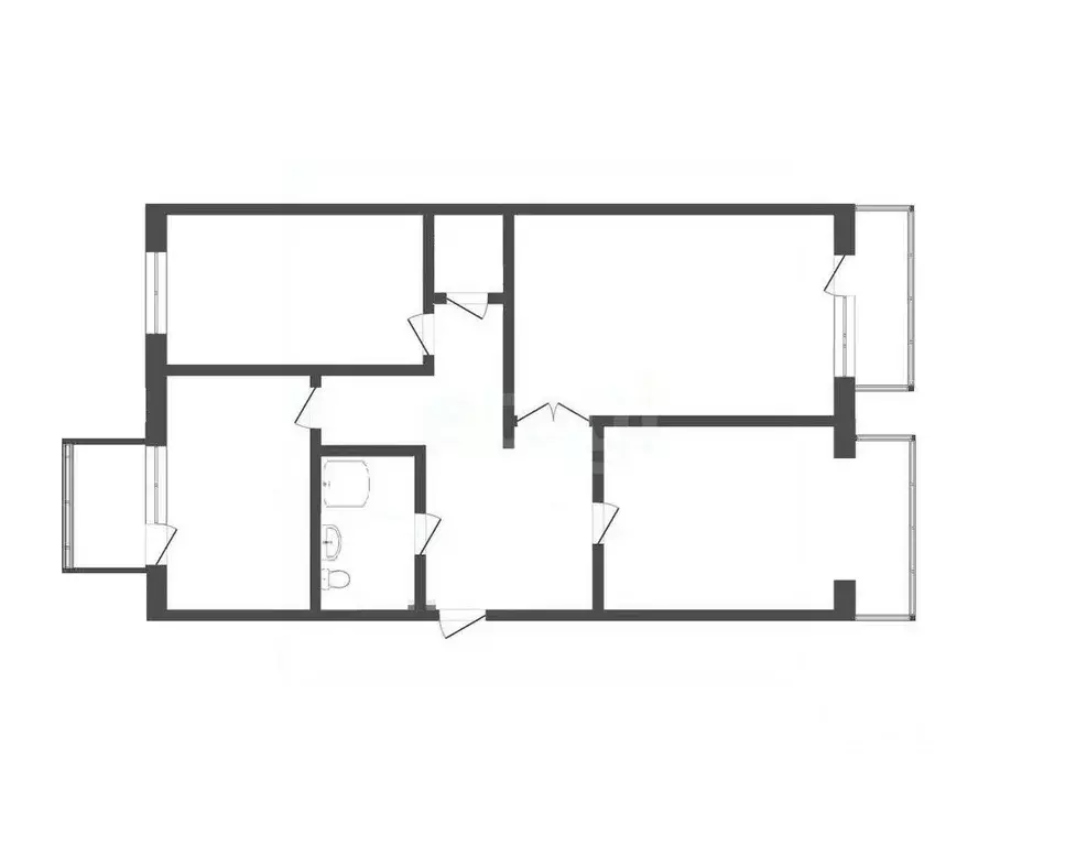 3-к кв. Севастополь ул. Молодых Строителей, 6 (69.3 м) - Фото 2