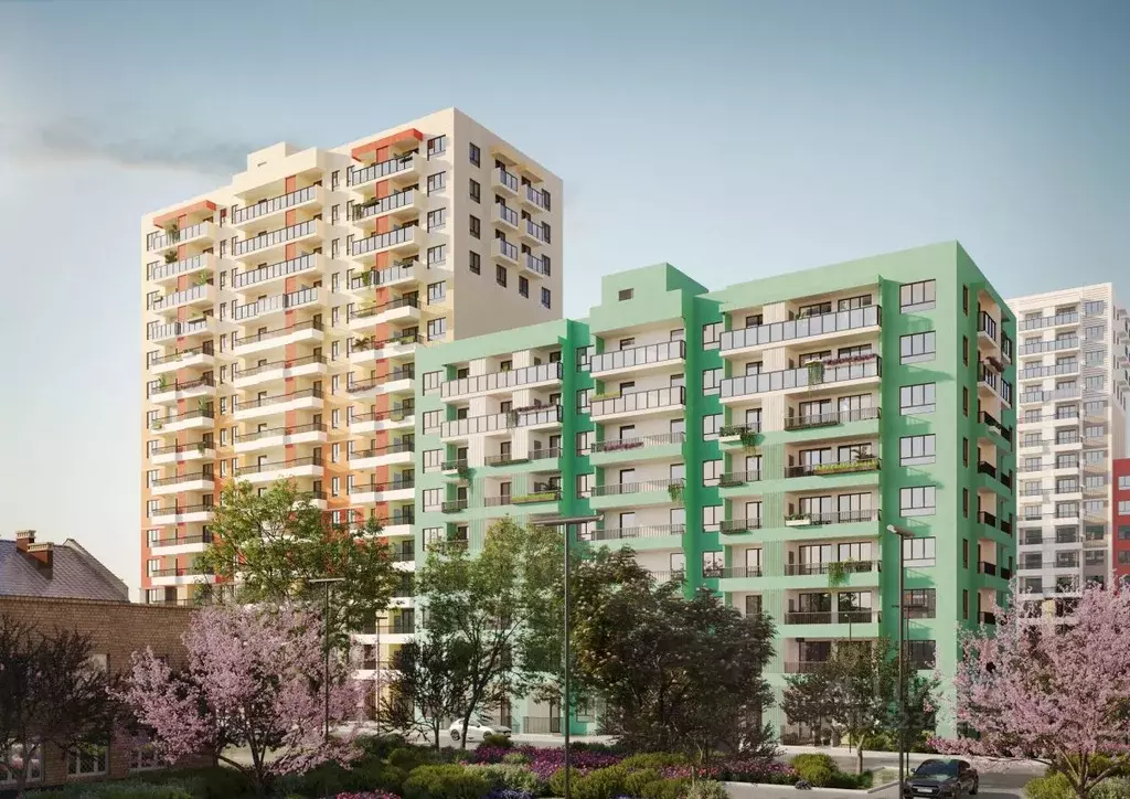 2-к кв. Крым, Евпатория ЖК СОК,  (52.0 м) - Фото 1