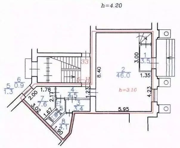 Помещение свободного назначения в Санкт-Петербург Большой ... - Фото 2