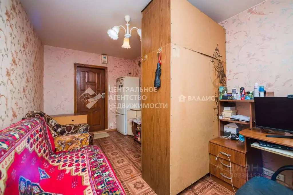 Комната Рязанская область, Рязань ул. Крупской, 21к1 (12.0 м) - Фото 1