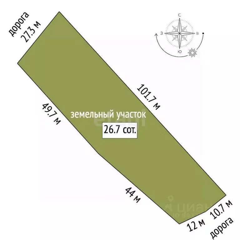 Участок в Башкортостан, Бирский район, Сусловский сельсовет, с. ... - Фото 2