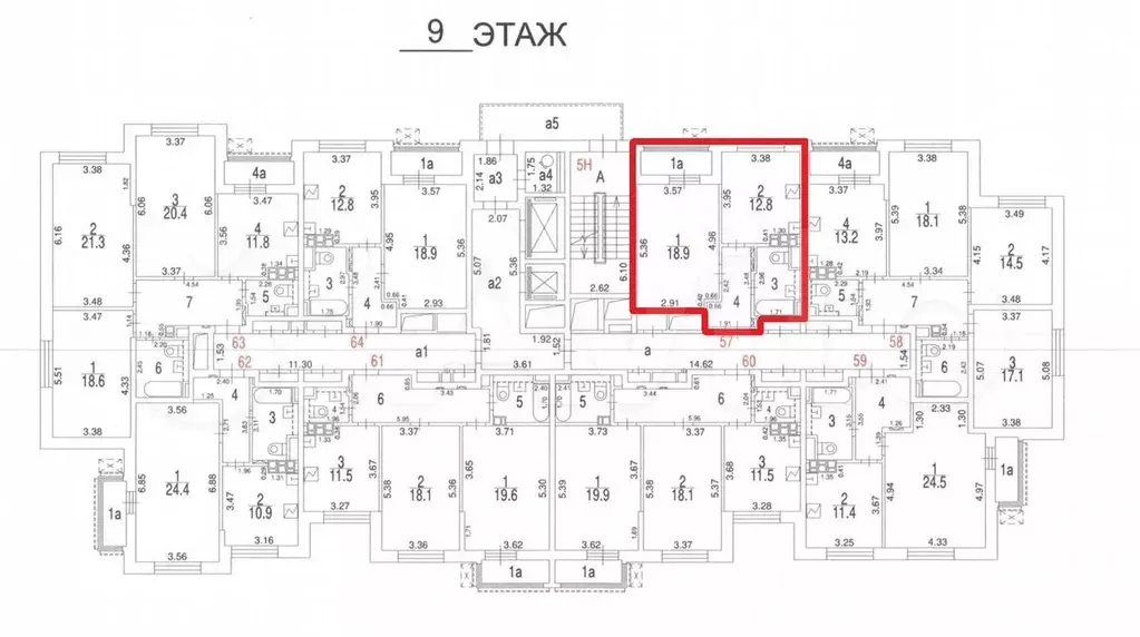 Аукцион: 1-к. квартира, 41,7 м, 9/14 эт. - Фото 1