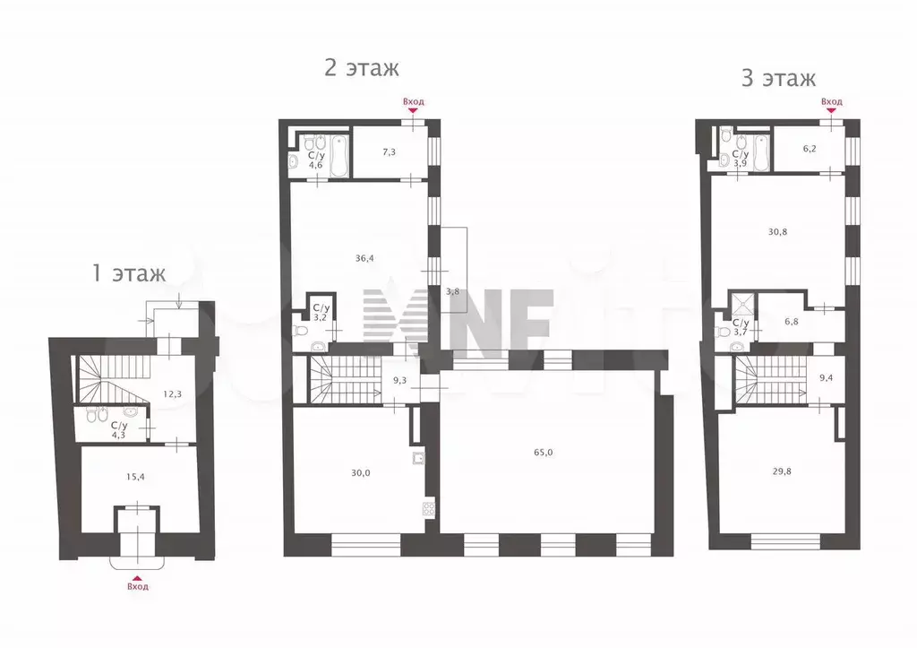 4-к. квартира, 280 м, 4/4 эт. - Фото 0