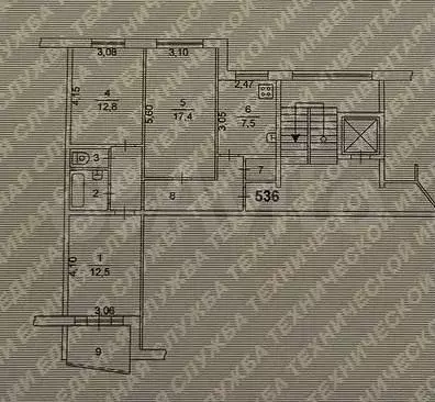 3-к. квартира, 65 м, 8/9 эт. - Фото 0
