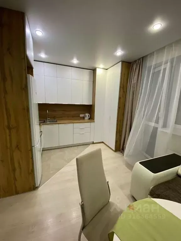 Студия Тюменская область, Тюмень ул. Дмитрия Менделеева, 2к2 (34.0 м) - Фото 2