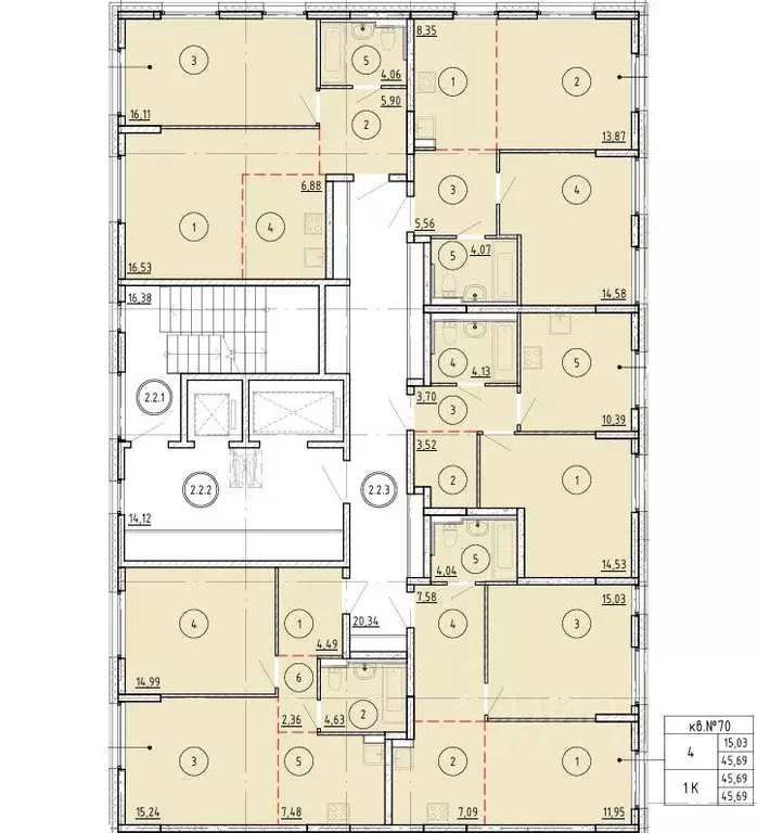 1-к кв. Приморский край, Владивосток ул. Борисенко (45.69 м) - Фото 1