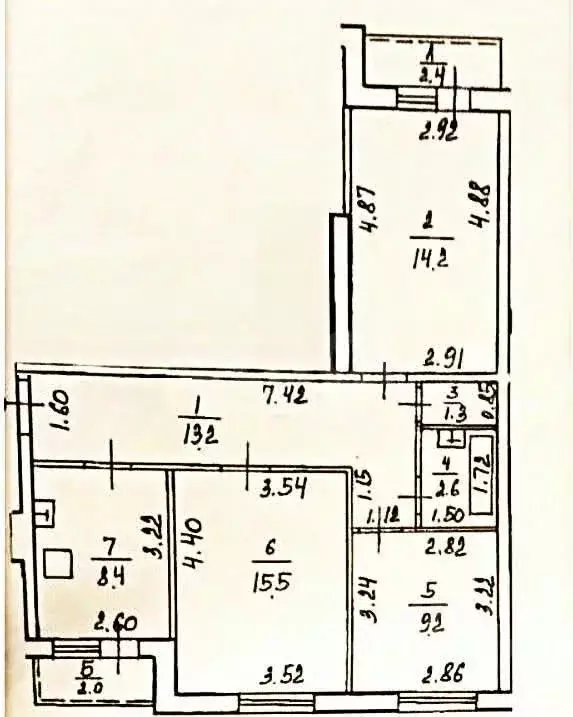 3-к кв. Башкортостан, Уфа ул. Георгия Мушникова, 2 (68.8 м) - Фото 1