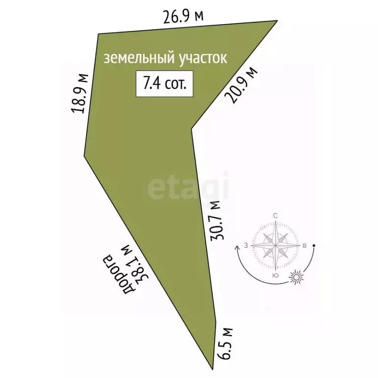 Участок в Крым, Ленинский район, Щелкино городское поселение, ... - Фото 2