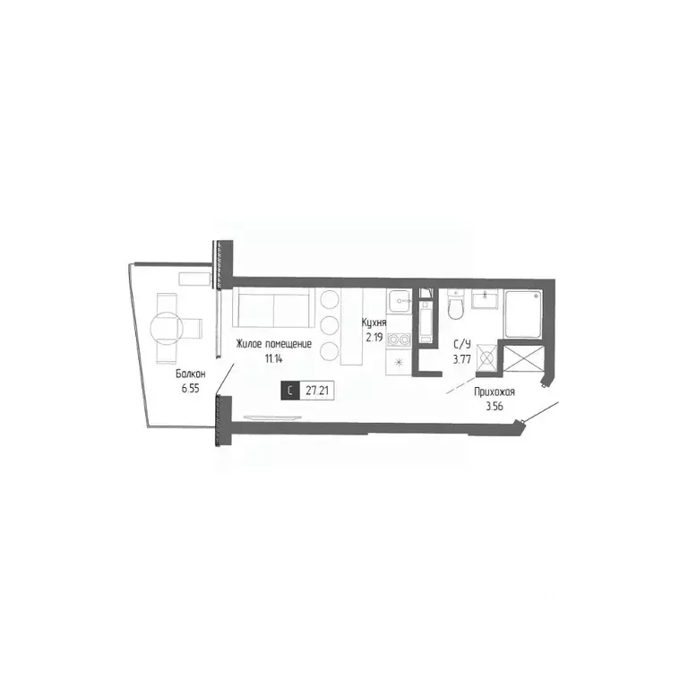 1-к кв. Крым, Алушта Профессорский Уголок мкр, Крымская Резиденция ... - Фото 1