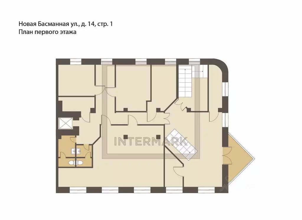 Офис в Москва Новая Басманная ул., 14С1 (1190 м) - Фото 2