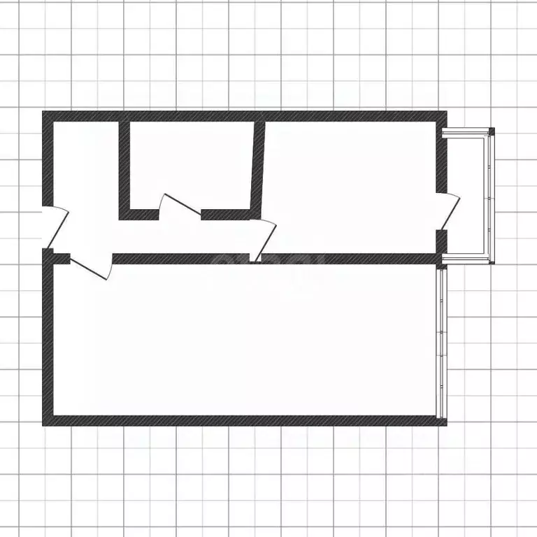 1-к кв. Курская область, Курск просп. Надежды Плевицкой, 37 (32.0 м) - Фото 2