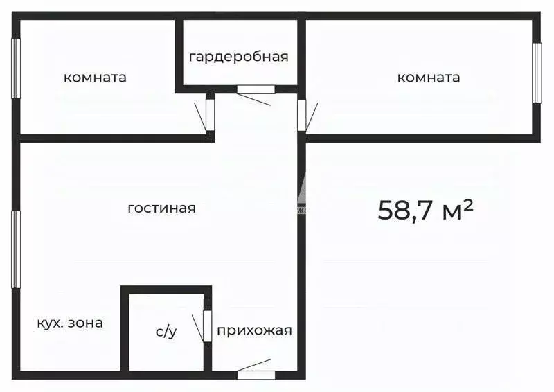 3-к кв. Челябинская область, Челябинск ул. Коммуны, 125 (58.7 м) - Фото 2