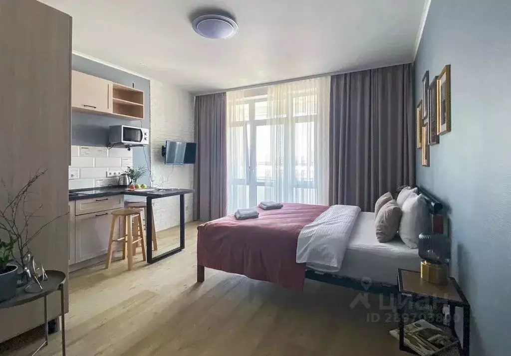 Студия Свердловская область, Екатеринбург ул. Азина, 22/2 (25.0 м) - Фото 1