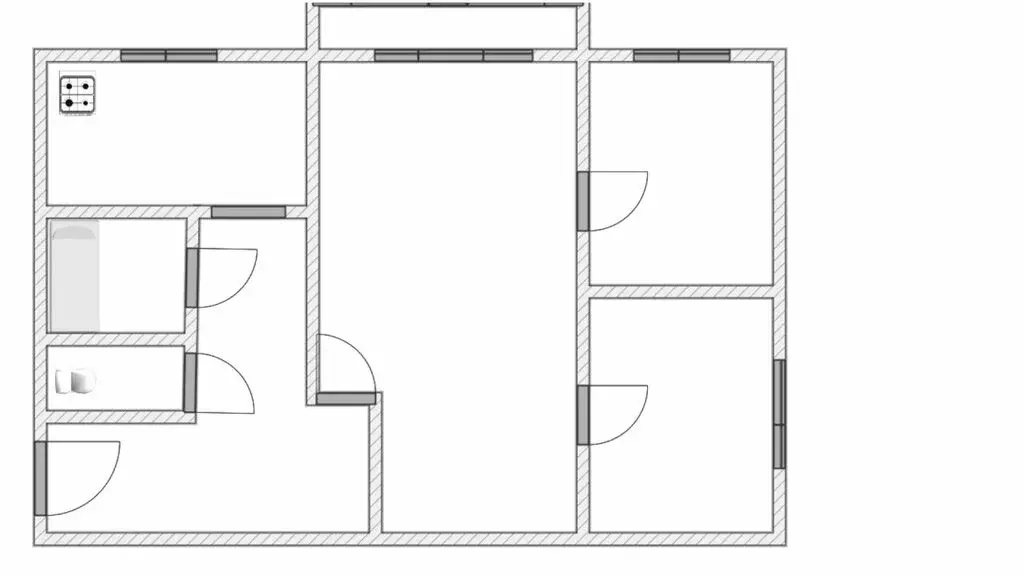 3-комнатная квартира: городской посёлок Рощино, Садовый переулок, 7 ... - Фото 2