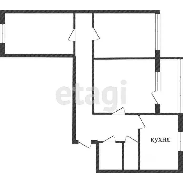 3-к кв. Ямало-Ненецкий АО, Новый Уренгой Энтузиастов мкр, 8 (100.2 м) - Фото 2