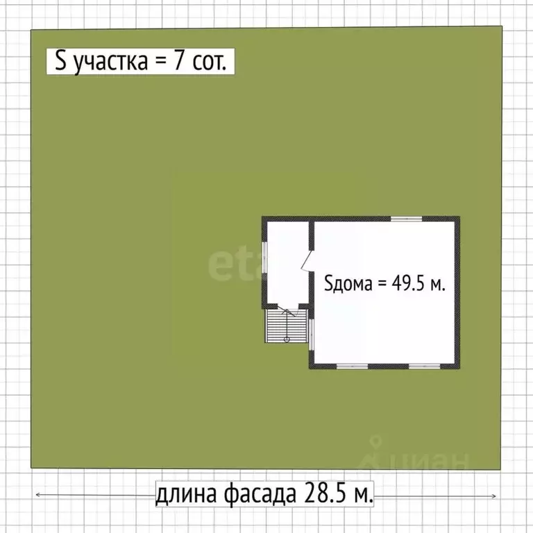 Дом в Адыгея, Майкоп городской округ, Ханская ст-ца ул. Веселая (50 м) - Фото 1