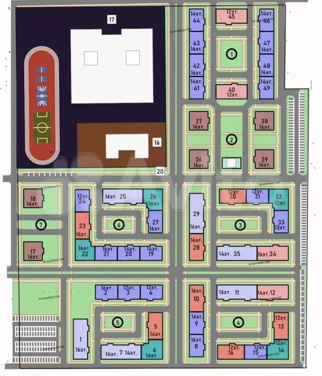 1-к. квартира, 48 м, 5/8 эт. - Фото 0