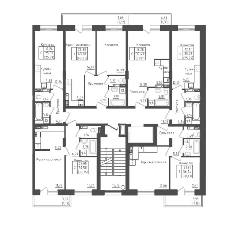 1-к кв. Московская область, Дмитровский муниципальный округ, д. Рыбаки ... - Фото 2