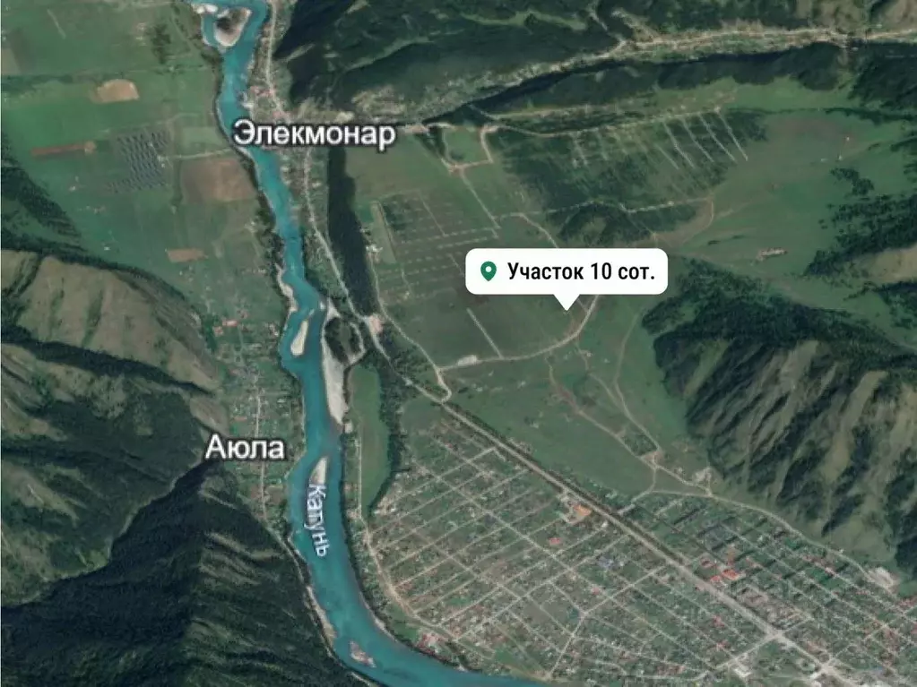 Участок в Алтай, Чемальский район, Элекмонарское с/пос, с. Элекмонар  ... - Фото 2
