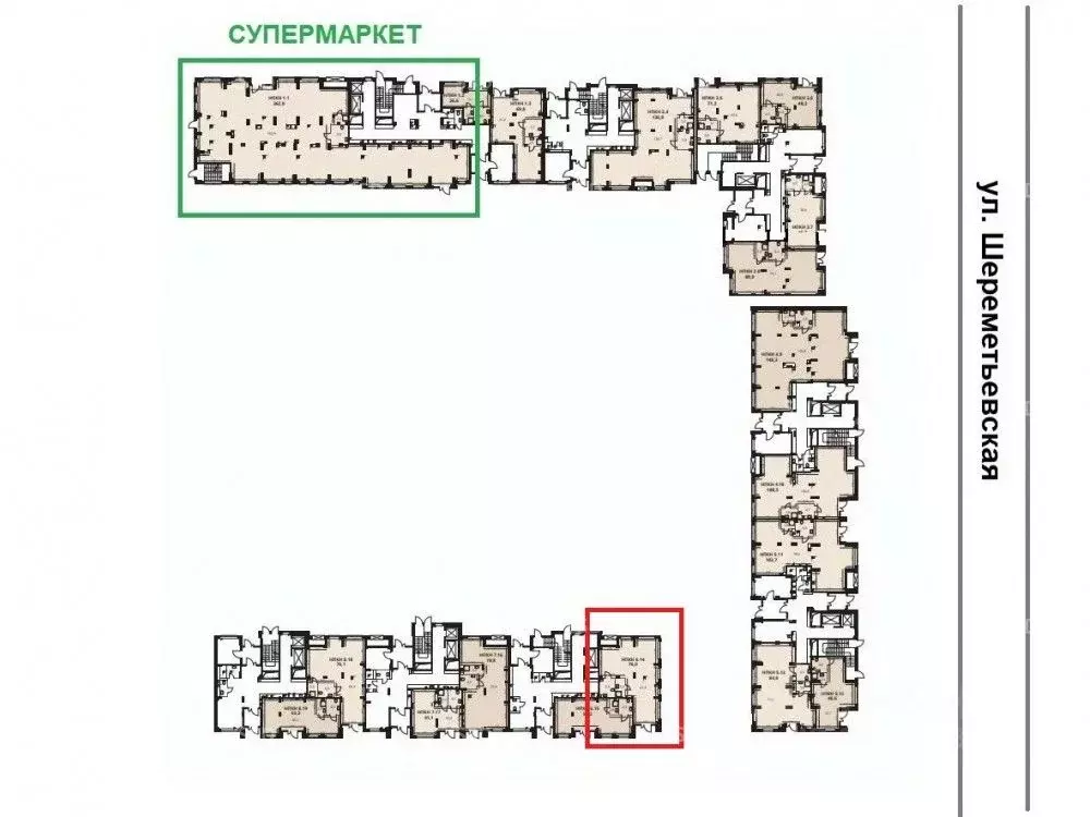 Торговая площадь в Московская область, Химки Клязьма-Старбеево мкр, ... - Фото 2
