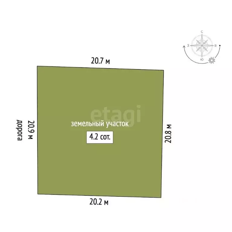 Участок в Марий Эл, Медведевский район, Руэмское с/пос, Агрохимик СНТ ... - Фото 1