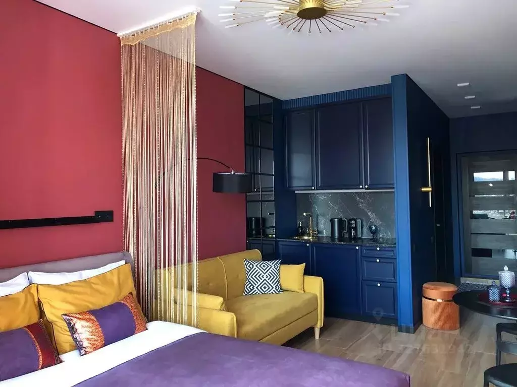 Студия Краснодарский край, Сочи Бытха мкр, ул. Ясногорская, 16/8к1 ... - Фото 1