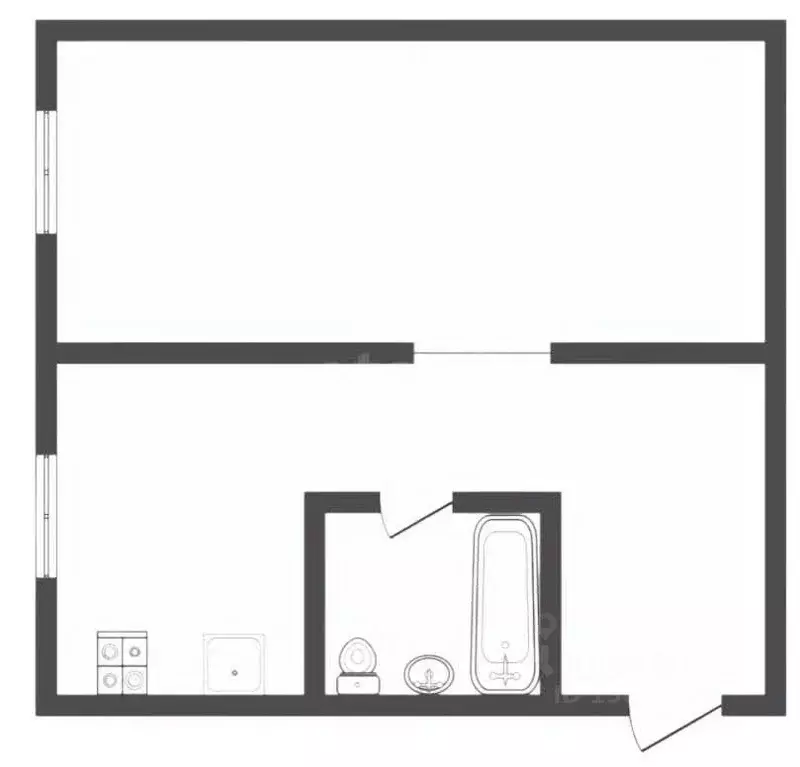 1-к кв. Ярославская область, Гаврилов-Ям ул. Семашко, 13 (35.6 м) - Фото 2