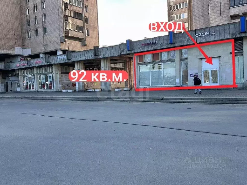 Помещение свободного назначения в Санкт-Петербург 2-й Муринский ... - Фото 1