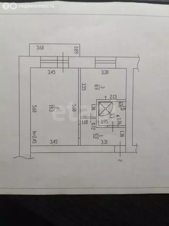 1-комнатная квартира: Барнаул, Партизанская улица, 201 (40.3 м) - Фото 1